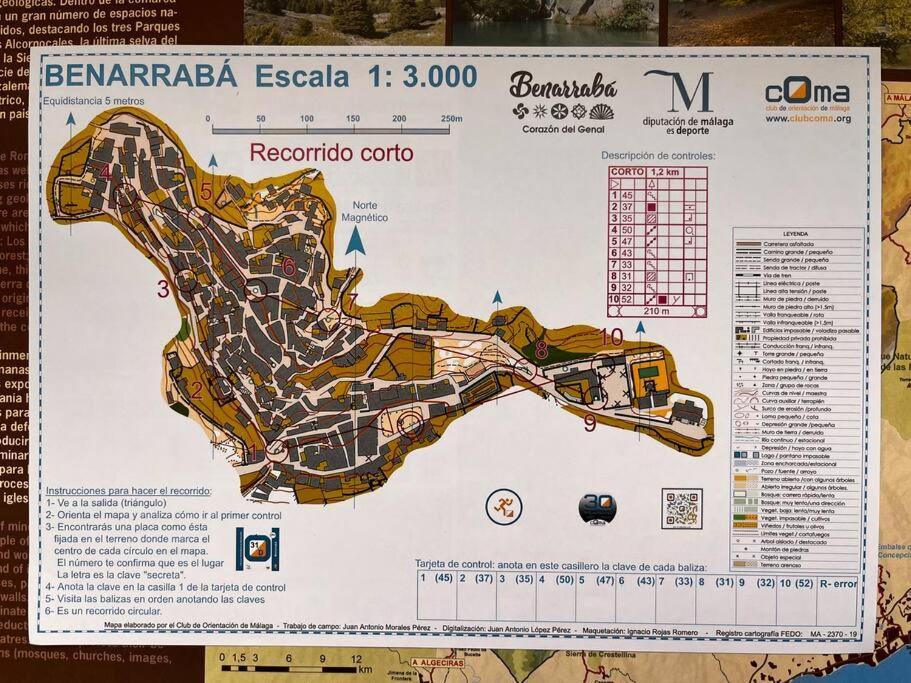 Casa De Diego El Barbero Benarrabá Exteriör bild