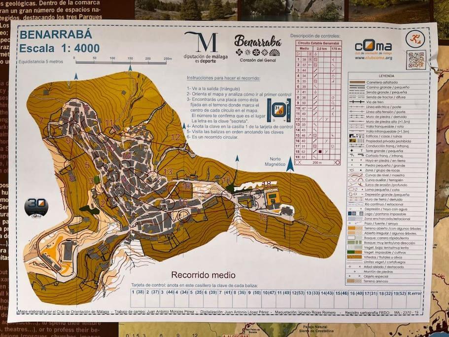 Casa De Diego El Barbero Benarrabá Exteriör bild